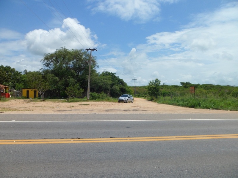 Início da estrada de terra - beginning of dirt road