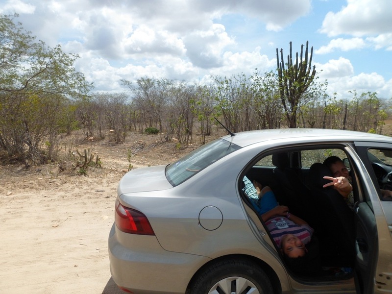 Paramos o carro a 1350 metros da confluência - we stopped the car 1350 meters to the confluence