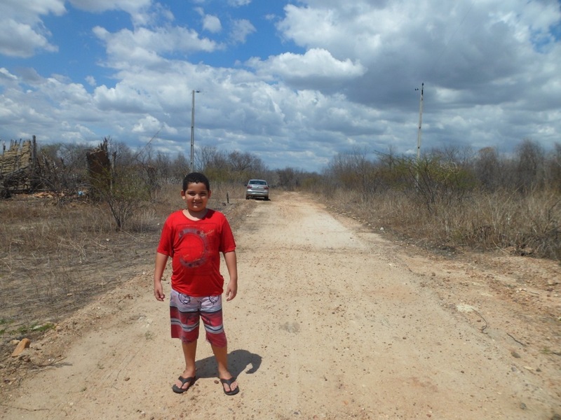 Paramos o carro a 870 metros da confluência - we stopped the car 870 meters to the confluence