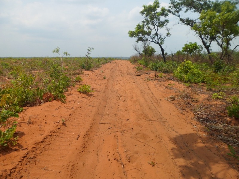 Muita areia na estrada - much sand in the road