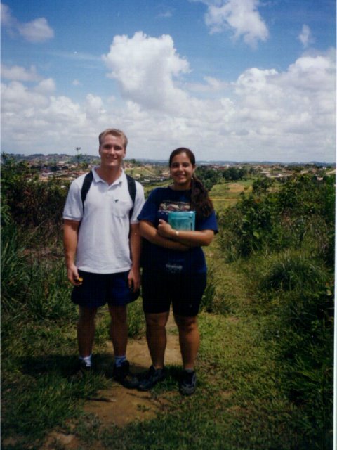 Karsten and Carol at the confluence