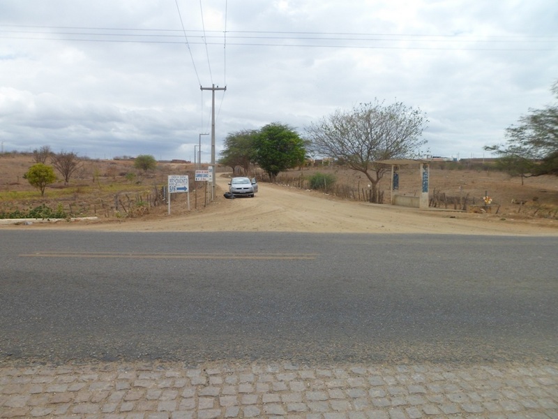 Início da estrada de terra - beginning of dirt road