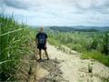 #6: Karsten on the track 160 meters from the confluence