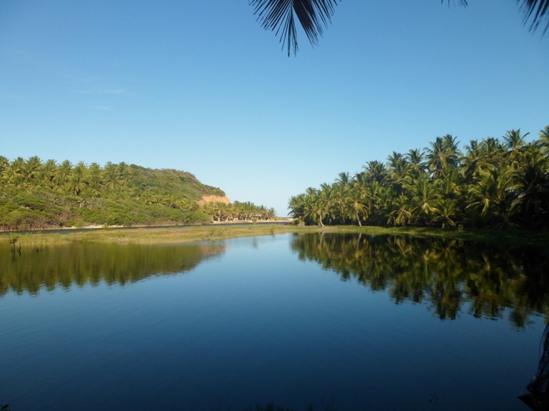 Caminho até a praia, parte 3: contornando a lagoa - Path to the beach, part 3: skirting the lake