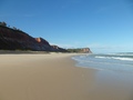 #7: Bela paisagem, e completamente deserta. No centro da foto, o nosso acesso à praia, pelos coqueiros. - Beautiful landscape, and completely isolated. At the center of the photo, our access to the beach, by the coconut trees.