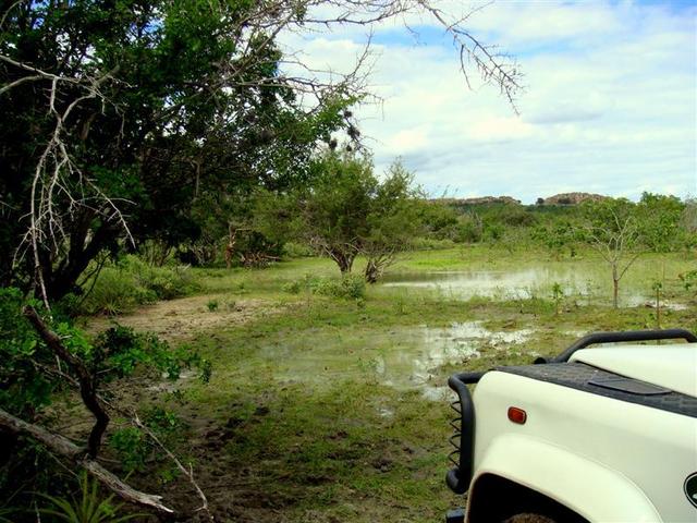 End of road, 1 km to CP