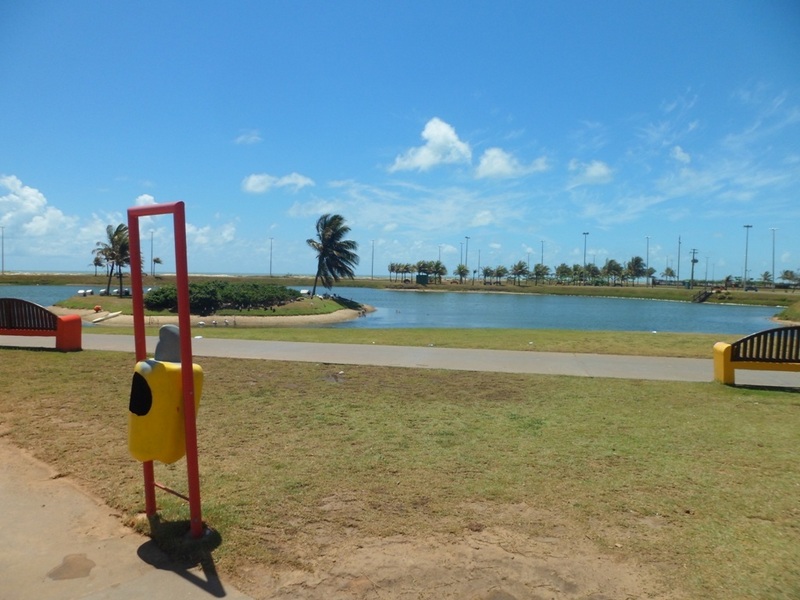 Praia de Atalaia em Aracaju - Atalaia beach at Aracaju city