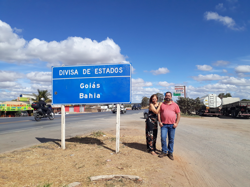 Chegando em Goiás - arriving at Goiás state