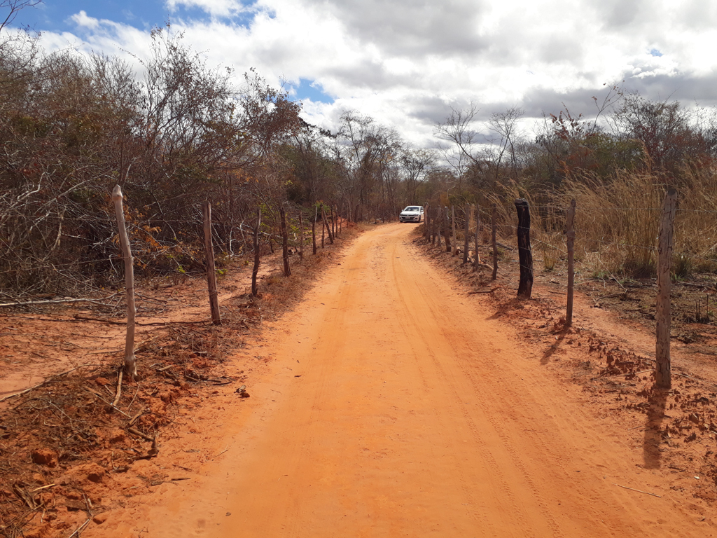 Paramos o carro a 420 metros da confluência - we stopped the car 420 meters to the confluence