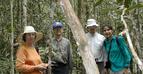 #6: Barbara, Menno, Stephen and Angelina at the confluence point