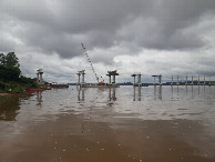 #3: Início da construção da ponte sobre o rio Araguaia - beginning of works of bridge over Araguaia River