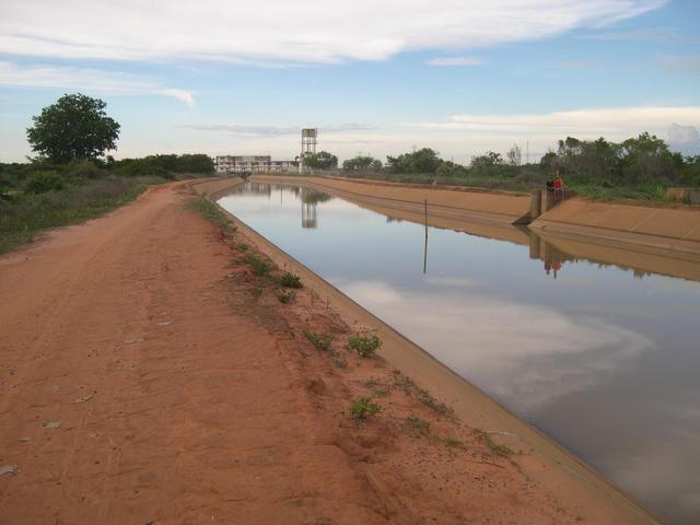 The irrigation project in Mocambinho