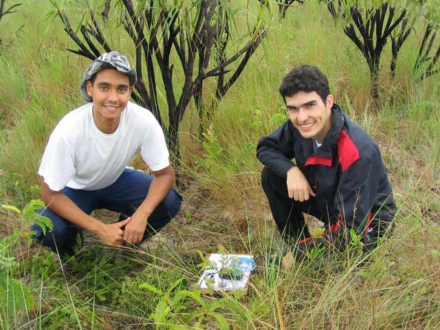 Danilo and Alessandro at the confluence.