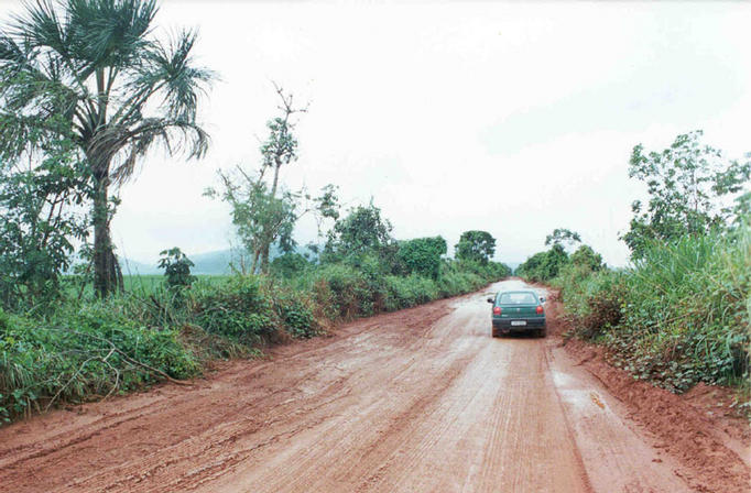 On the road to Barro Alto city