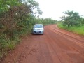 #10: Estrada de terra (molhada de chuva) que dá acesso à confluência - dirt road (wet due to the rain) that goes to the confluence