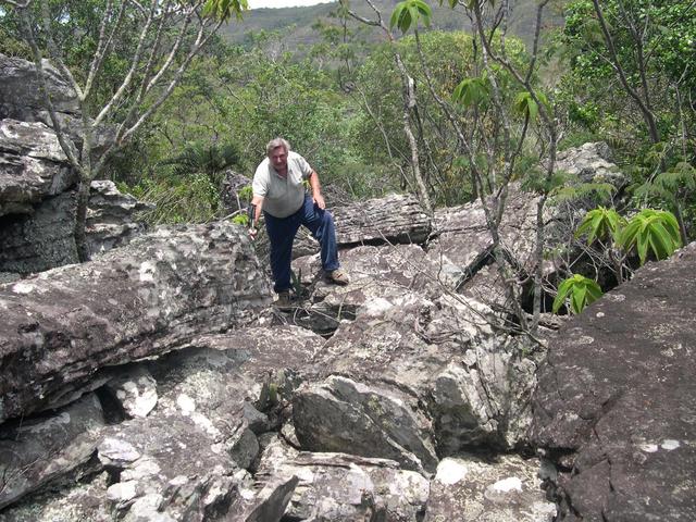 Walking in the boulder confusion