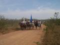 #10: The troop carring a flag to Nossa Senhora da Aparecida party
