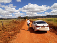 #10: Paramos o carro a 470 metros da confluência - we stopped the car 470 meters to the confluence