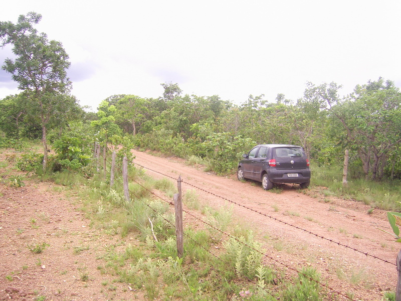 A estrada de terra chega a 110 metros da confluência - dirt road 110 metres close to the confluence