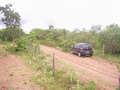 #8: A estrada de terra chega a 110 metros da confluência - dirt road 110 metres close to the confluence