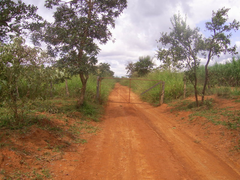 Estrada secundária que vai até 180 metros da confluência - secondary road following up to 180 meters to the confluence