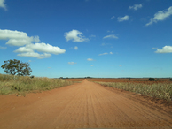 #11: Estrada de terra que dá acesso à confluência - dirt road that goes to the confluence