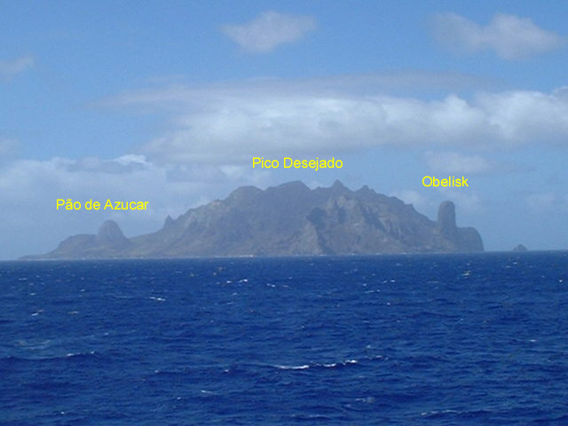 Closer, clearer view of the island