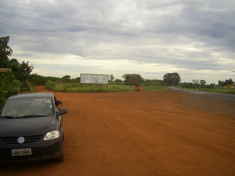 Início da estrada de terra - beginning of dirty road