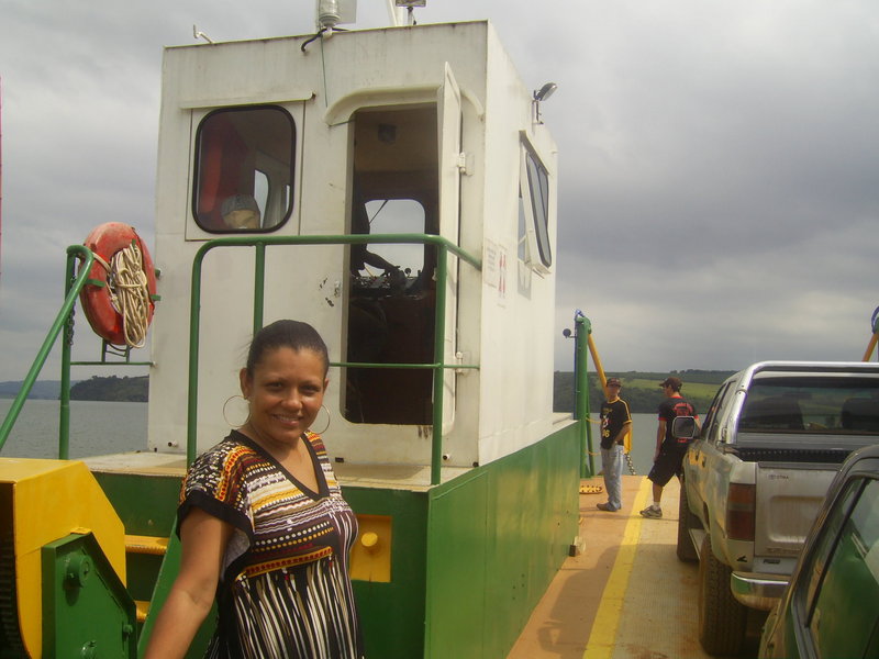 Balsa entre Campo do Meio e Itaci - ferry between Campo do Meio city and Itaci village