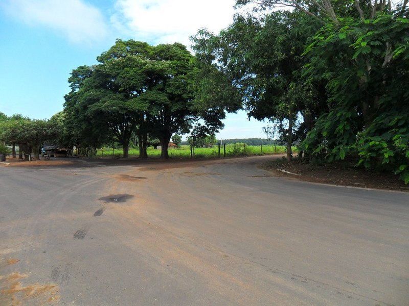 Início da estrada de terra - beginning of dirt road