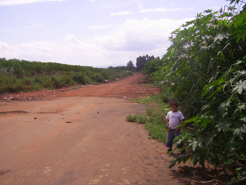 Início da estrada de terra - beginning of dirty road