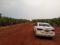 #8: Estrada que dá acesso à confluência – road that goes to the confluence