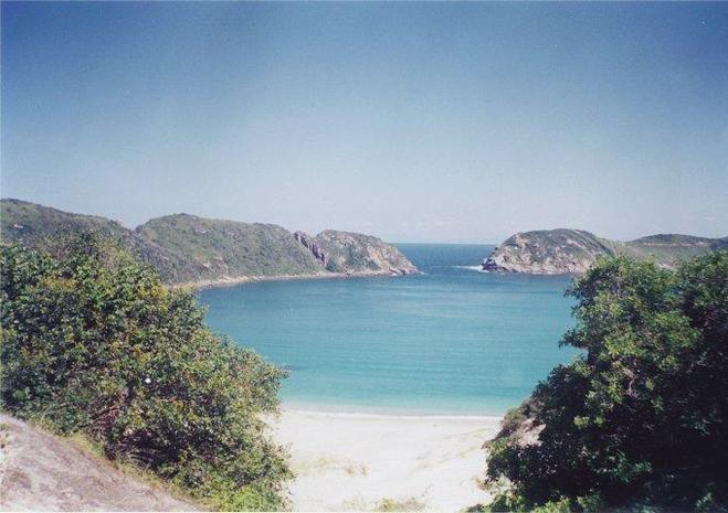 View from the sand dunes 300 meters from confluence