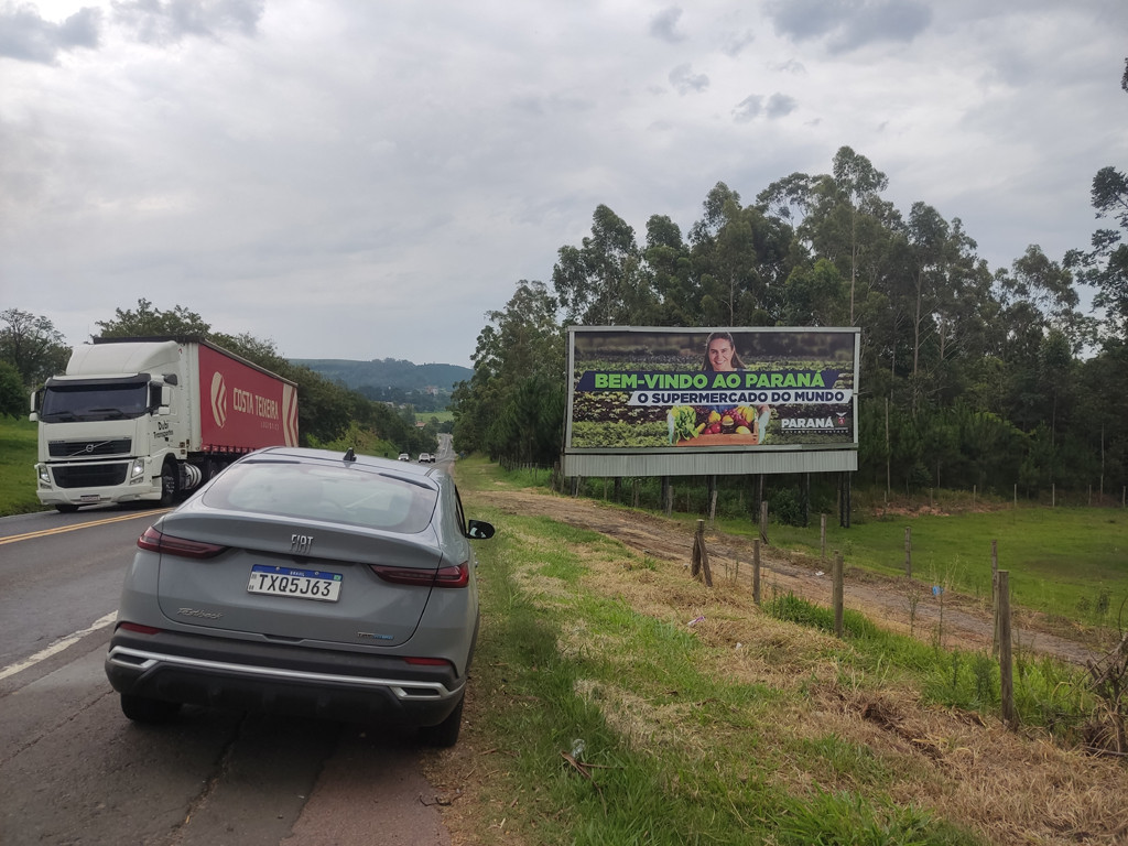 Entrando no Paran&aacute; - entering Paran&aacute; state