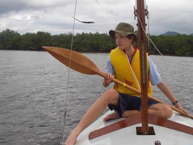 Nicolas with Caiçara paddle