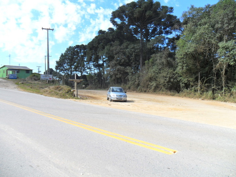 Início da estrada de terra - beggining of dirt road