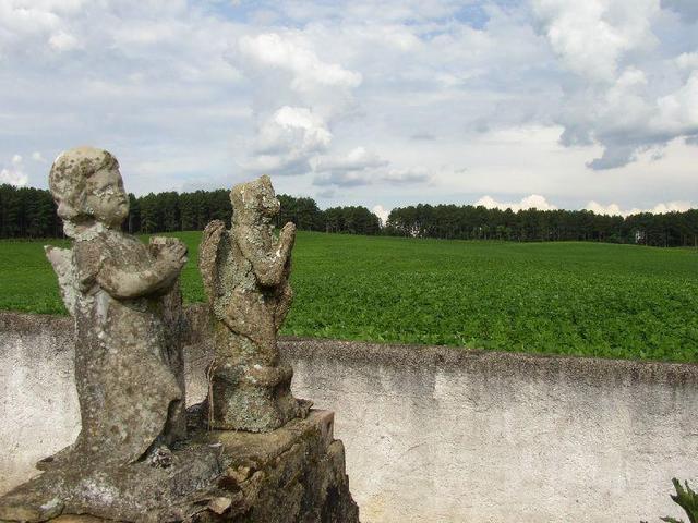 View from the old cemetery.