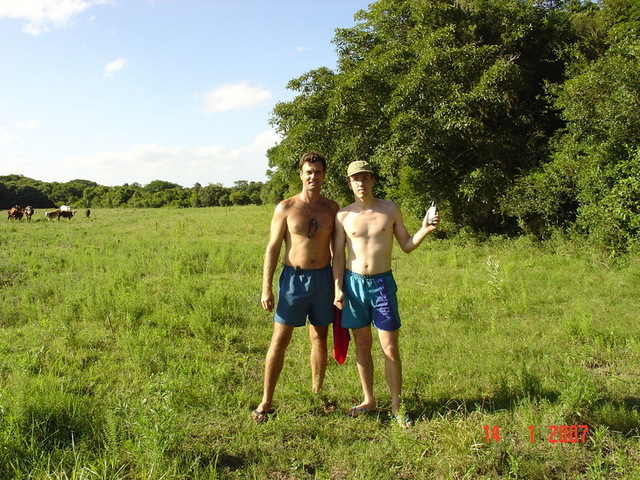 Claudio and Gustavo on the confluence