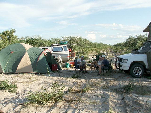 Camp on the cutline