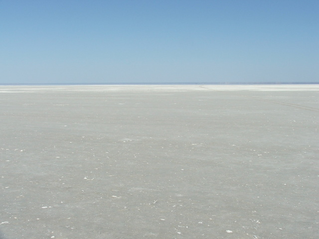 View facing south - Mosu escarpment on the horizon