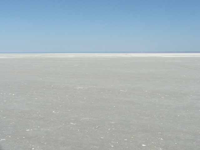 View facing south - Mosu escarpment on the horizon