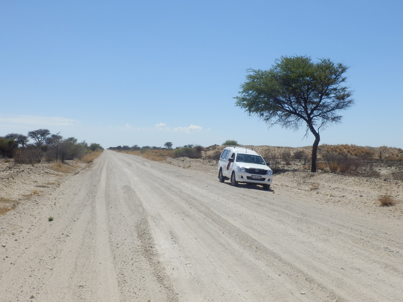 Parked car at return from the Confluence