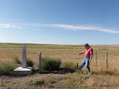 #4: Remington Ranch Manager at the border marker