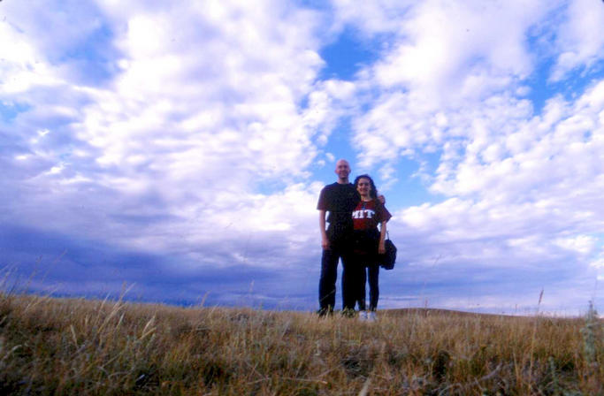 Elda and Mark at the confluence.