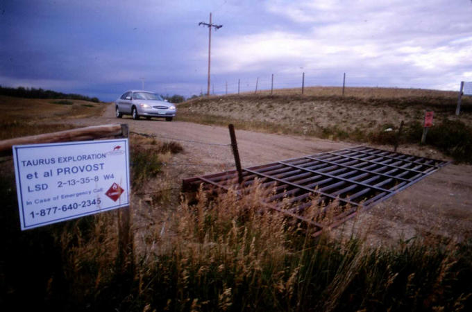 Access road from Highway 12.