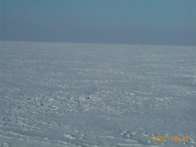 Looking north.