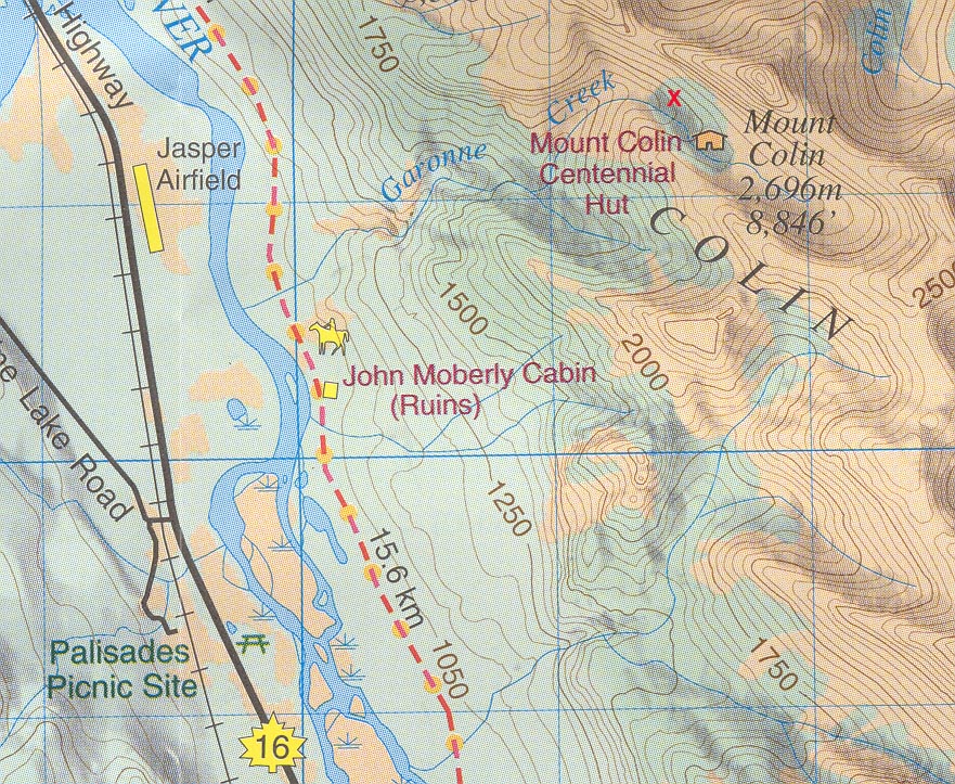 Map of the area