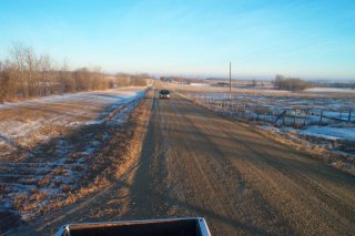 #1: Looking north.  Confluence in right centre (pasture)