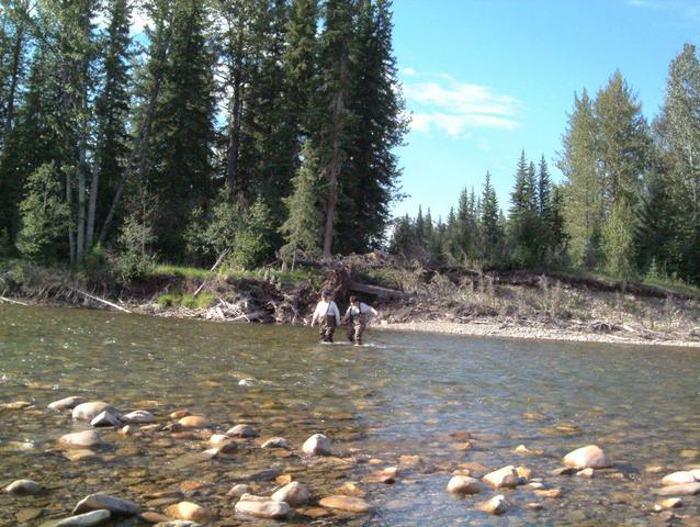 Crossing the Berland River