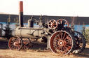 #9: Town of Athabasca: Self-propelled steam tractors like this were used to power threshing machines at the beginning of the twentieth century.